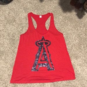 PINK Anaheim Angels tank top ⚾️